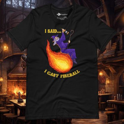 I Cast Fireball Unisex T-shirt