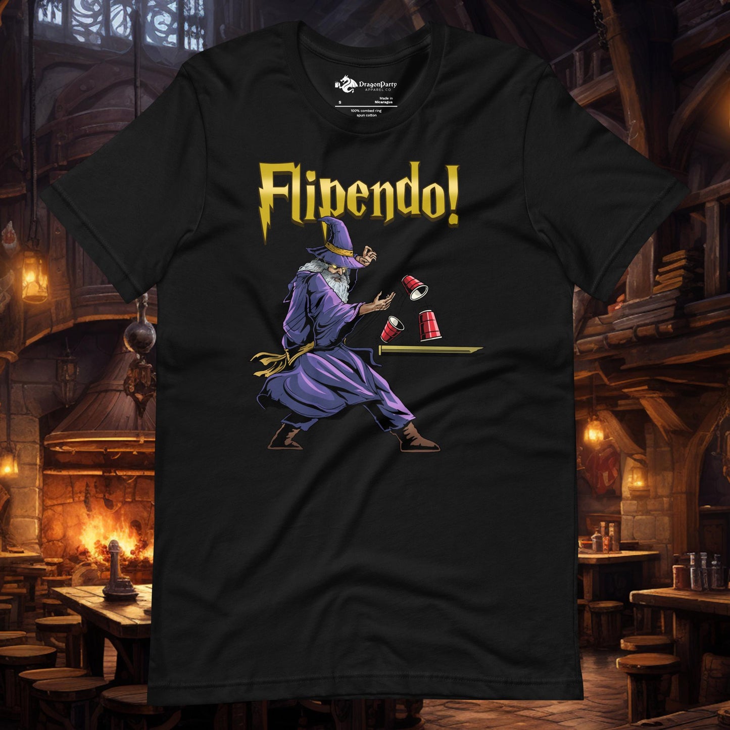 Flip Cup Wizard Unisex T-shirt