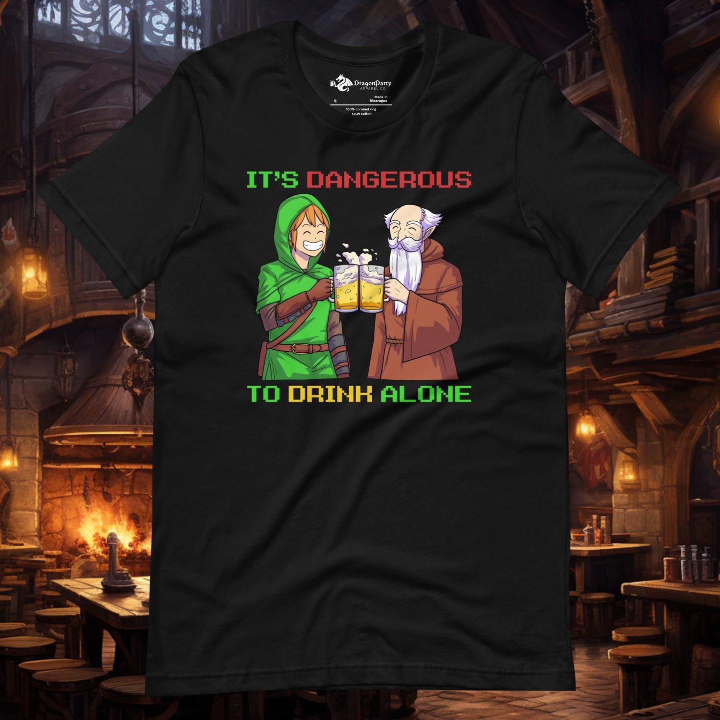 It's Dangerous to Drink Alone Unisex T-shirt