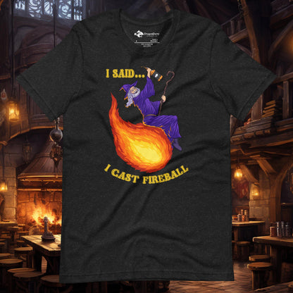 I Cast Fireball Unisex T-shirt