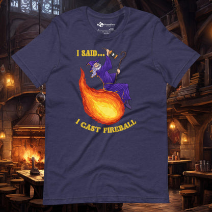 I Cast Fireball Unisex T-shirt