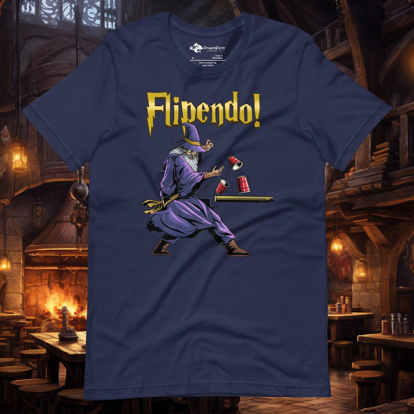 Flip Cup Wizard Unisex T-shirt