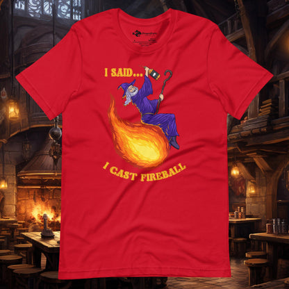 I Cast Fireball Unisex T-shirt