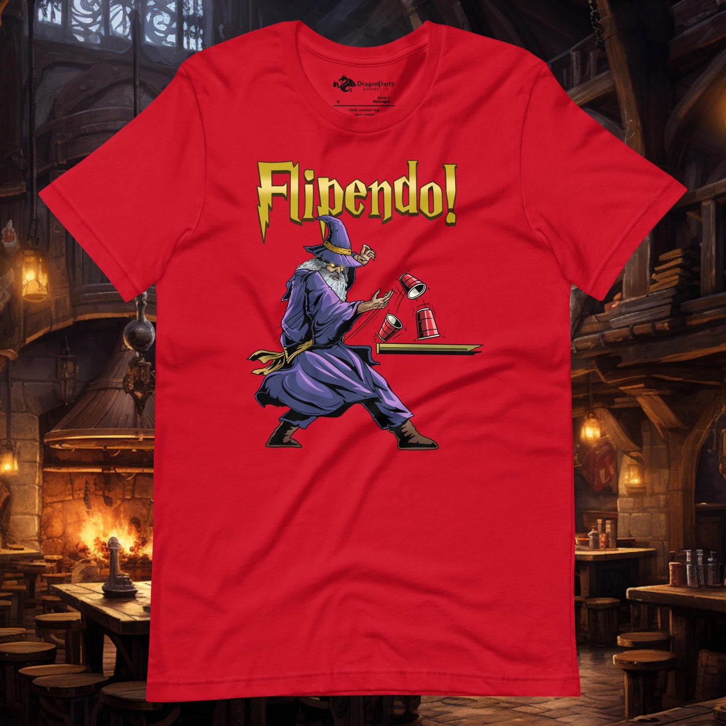 Flip Cup Wizard Unisex T-shirt