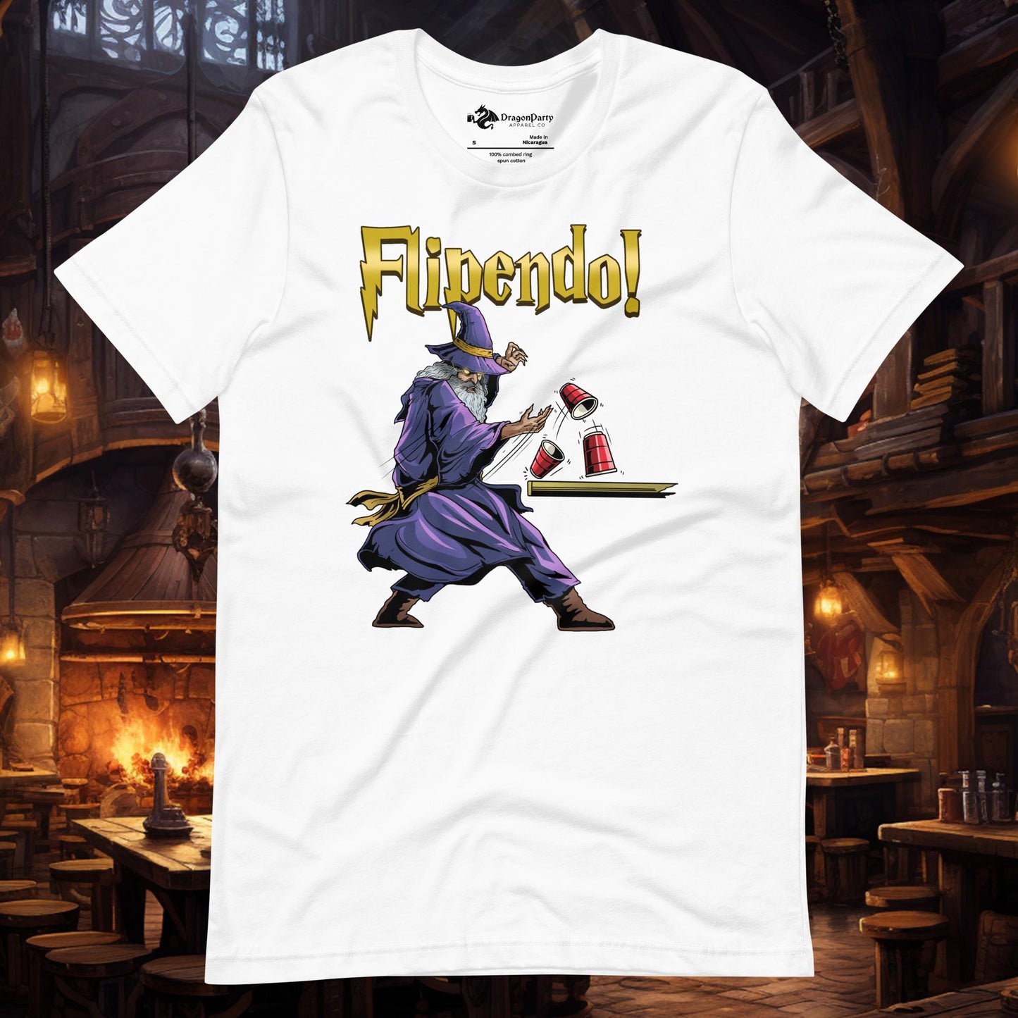 Flip Cup Wizard Unisex T-shirt